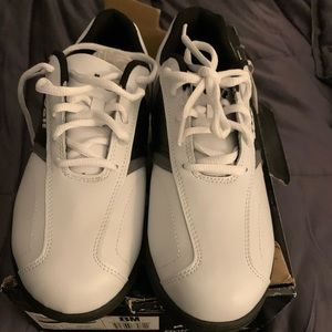 Brand new never worn Voit Black and white golf shoes